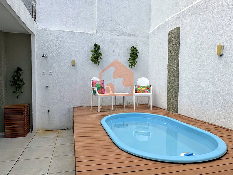 Casa Brisa do Bosque - Piscina e conforto