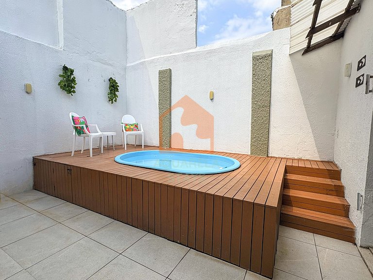 Casa Brisa do Bosque - Piscina e conforto