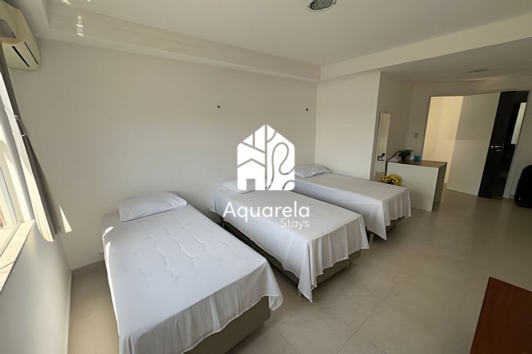 Suíte Estação das Docas / Quadrupla privada com sala e cozin