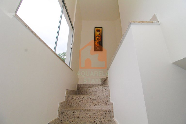 Suíte Estação das Docas / Quadrupla privada com sala e cozin