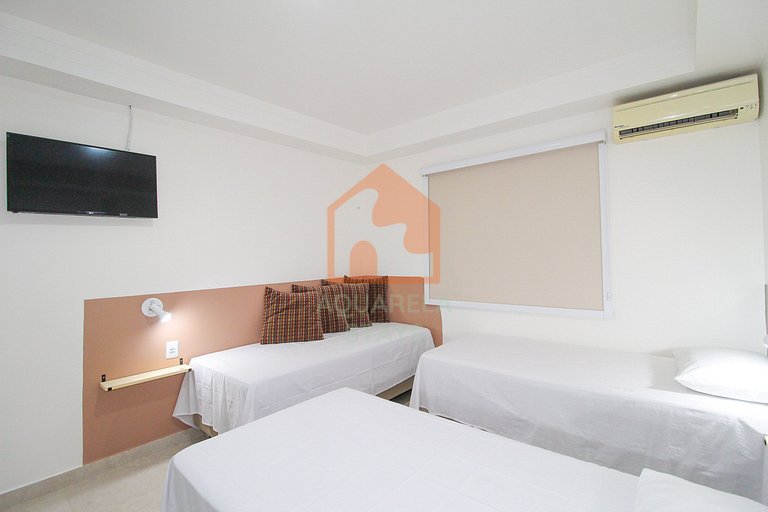 Suíte Estação das Docas / Quadrupla privada com sala e cozin