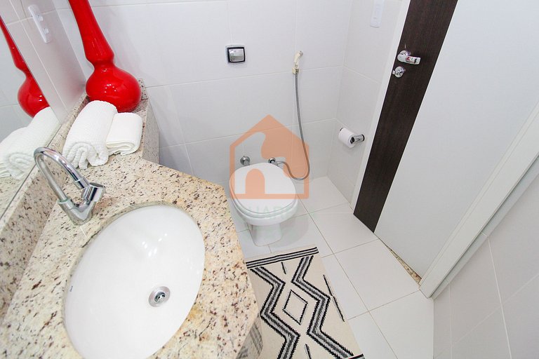 Suíte Estação das Docas / Quadrupla privada com sala e cozin