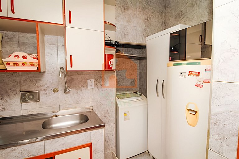 Apartamento econômico na praia de Copacabana