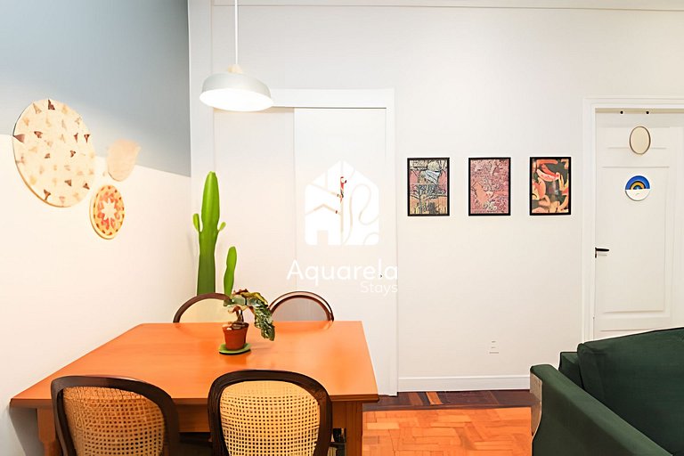 Brisa de Copa | Depto moderno en edificio Art Déco