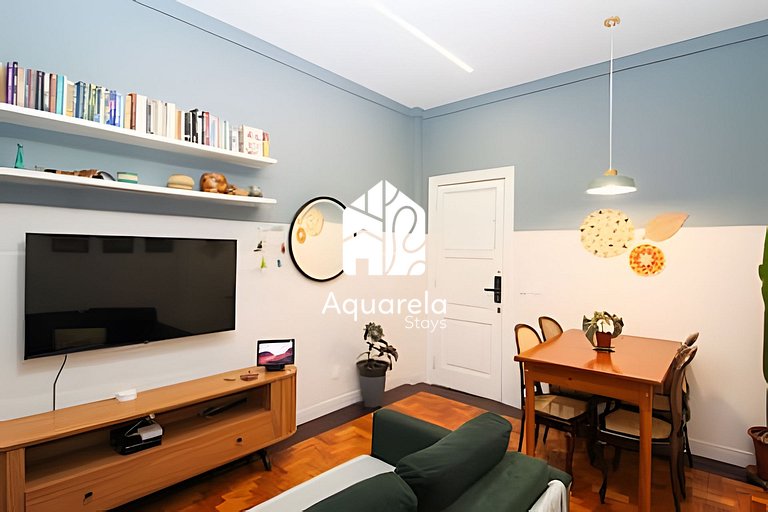 Brisa de Copa | Depto moderno en edificio Art Déco