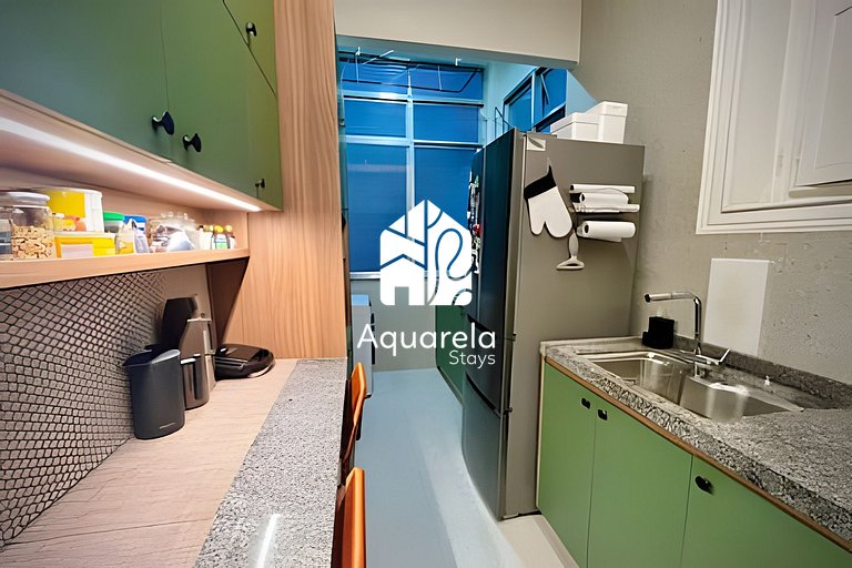 Brisa de Copa | Appart. moderne Art Déco immeuble