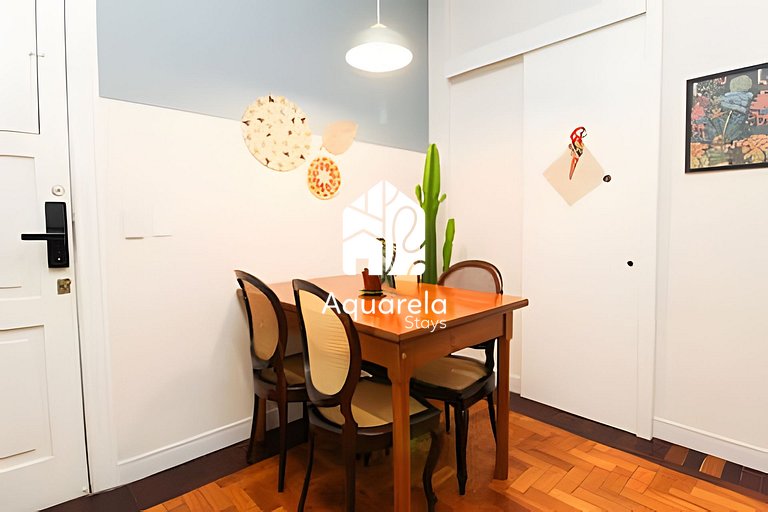Brisa de Copa | Depto moderno en edificio Art Déco