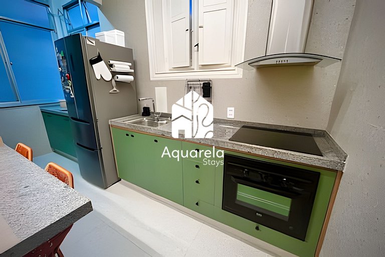 Brisa de Copa | Appart. moderne Art Déco immeuble