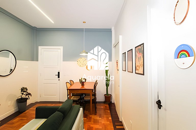 Brisa de Copa | Depto moderno en edificio Art Déco