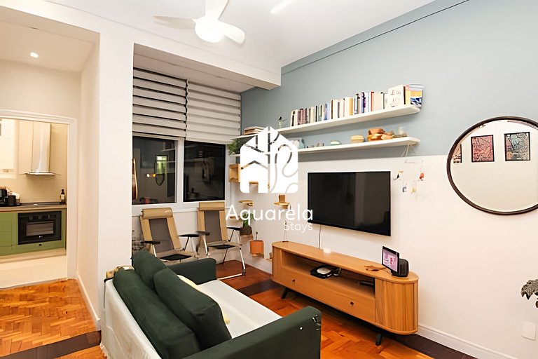Brisa de Copa | Depto moderno en edificio Art Déco