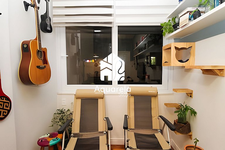 Brisa de Copa | Appart. moderne Art Déco immeuble