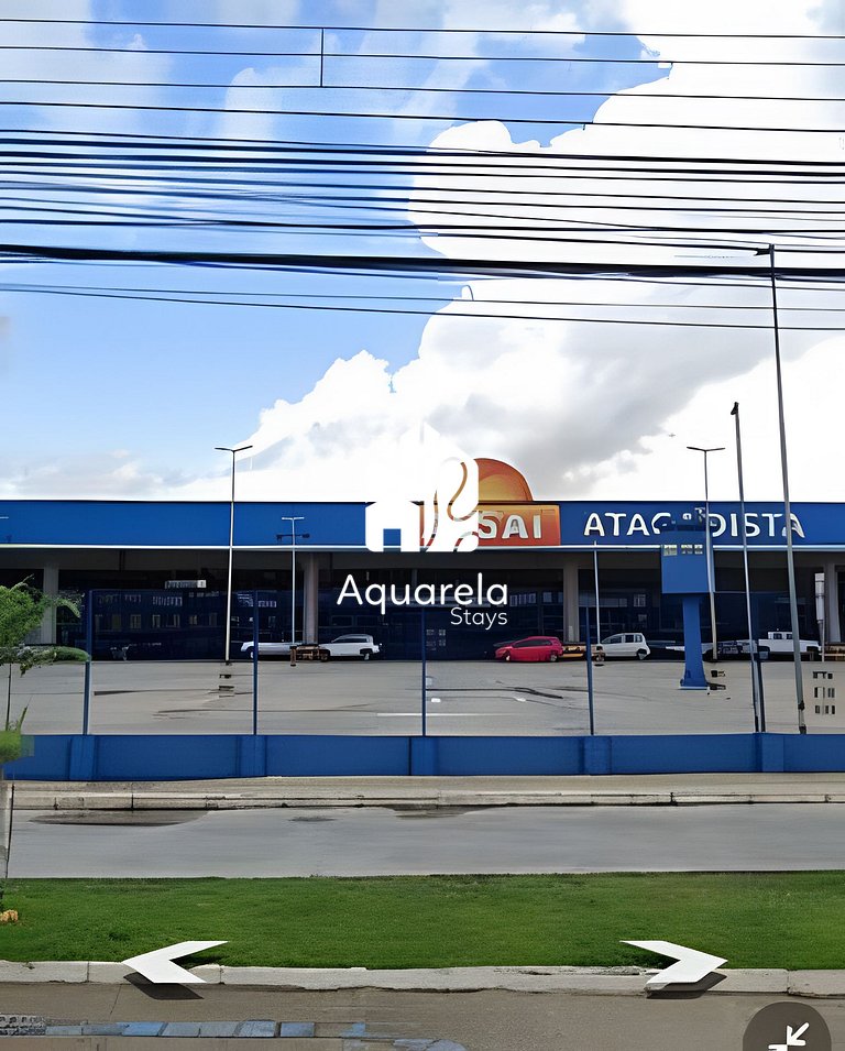 Apt a 5 km do Estádio Mangueirão, 1 vaga garagem