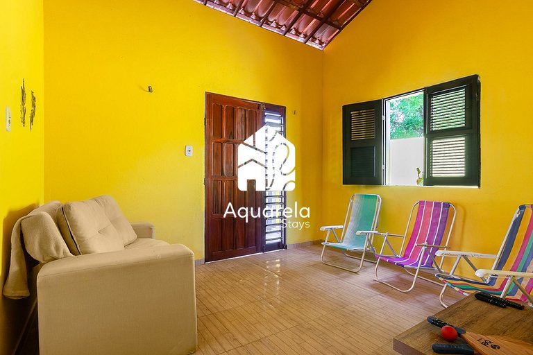 Casa Amarela em Icaraí de Amontada | by Aquarela