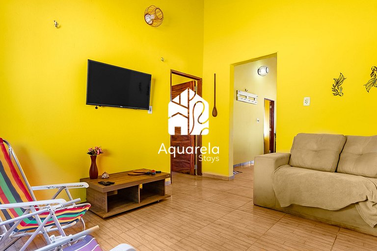 Yellow House in Icaraí de Amontada