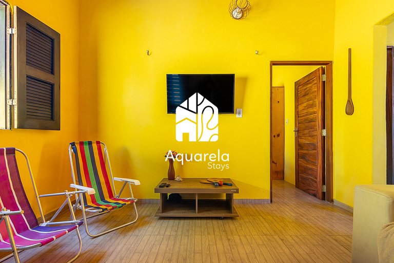 Casa Amarela em Icaraí de Amontada | by Aquarela