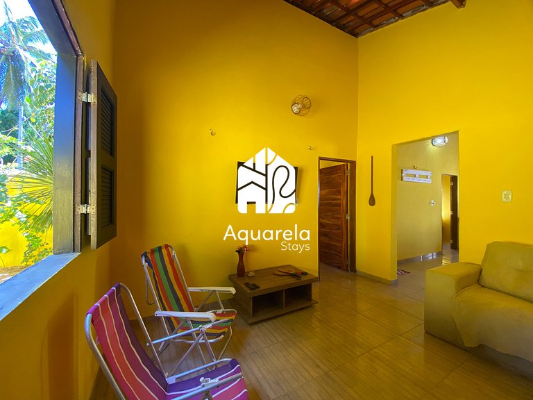 Yellow House in Icaraí de Amontada