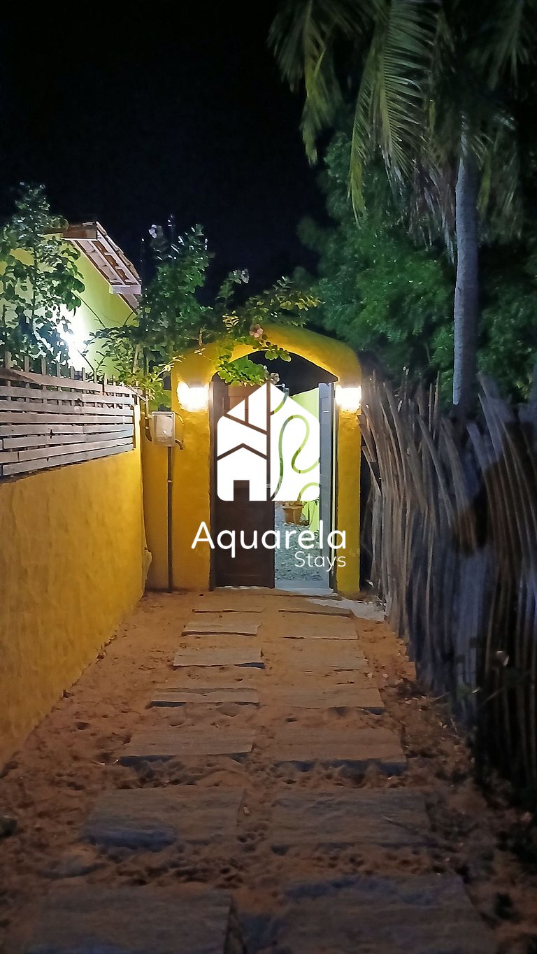 Casa Amarela em Icaraí de Amontada | by Aquarela