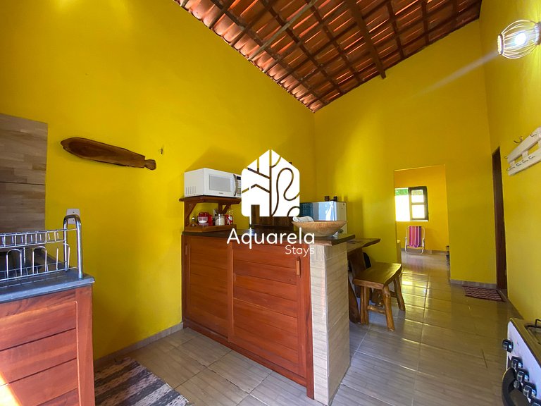 Casa Amarela em Icaraí de Amontada | by Aquarela