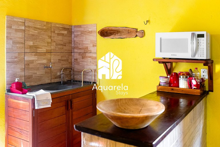 Casa Amarela em Icaraí de Amontada | by Aquarela