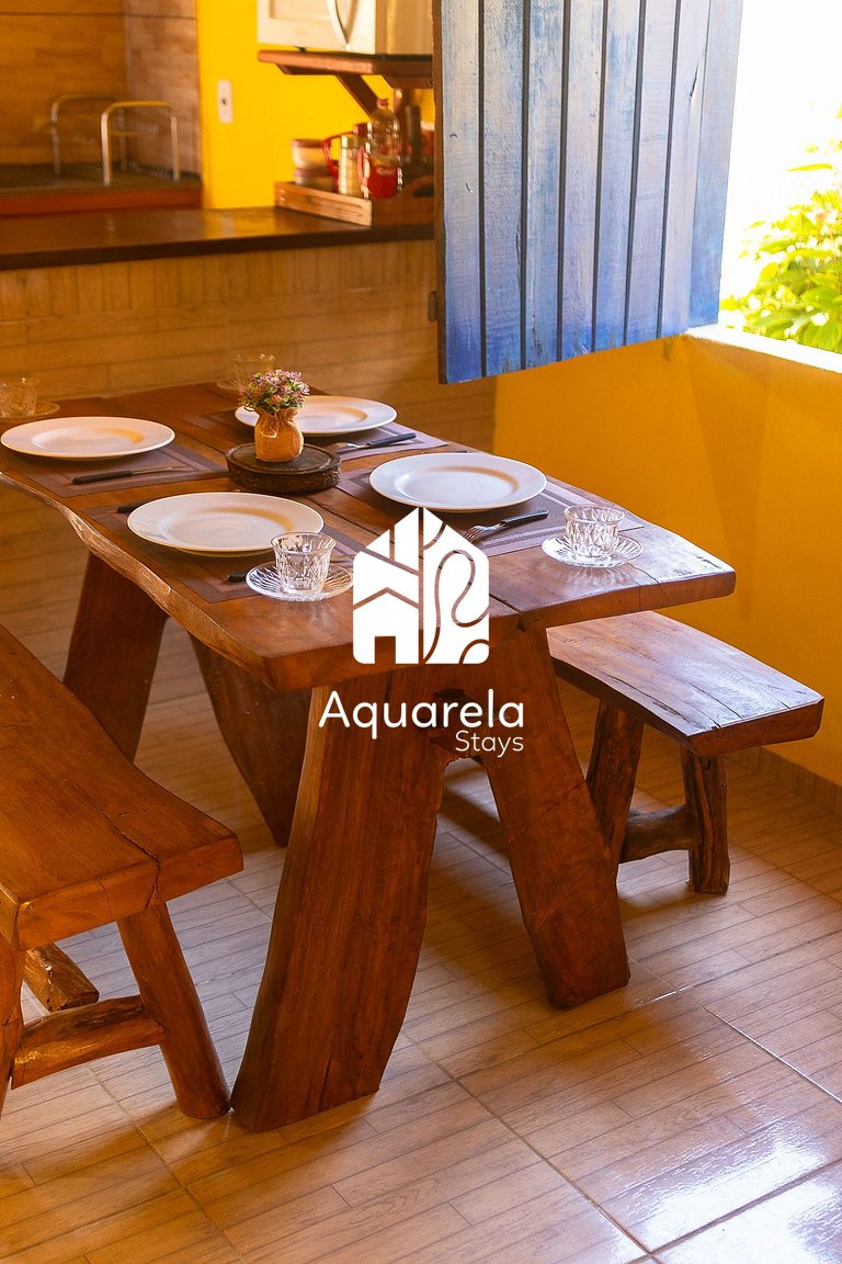 Casa Amarela em Icaraí de Amontada | by Aquarela