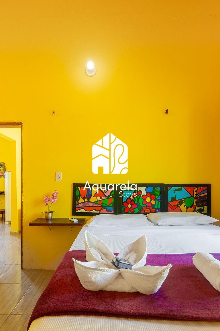 Casa Amarela em Icaraí de Amontada | by Aquarela