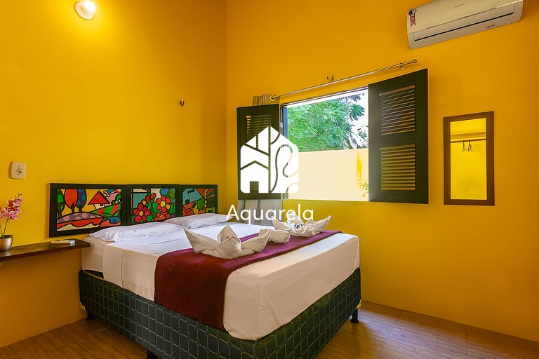 Casa Amarela em Icaraí de Amontada | by Aquarela