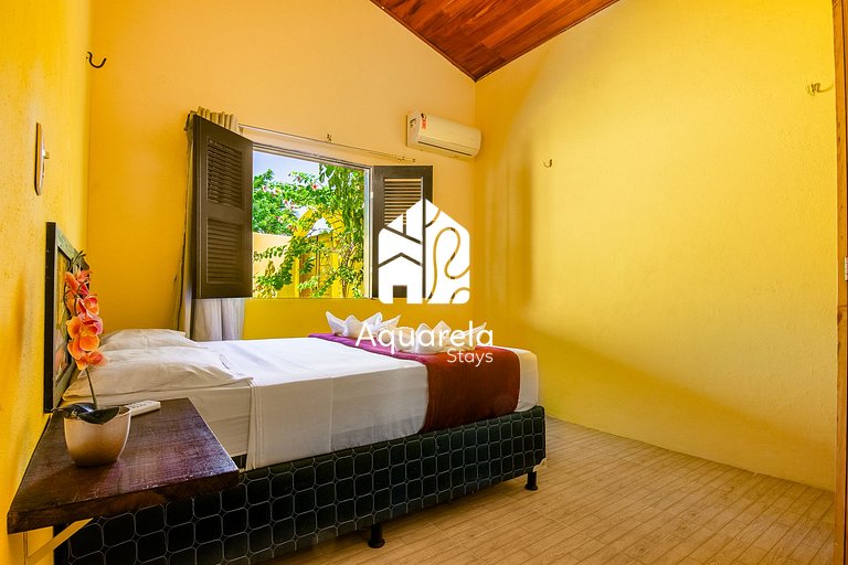 Casa Amarela em Icaraí de Amontada | by Aquarela