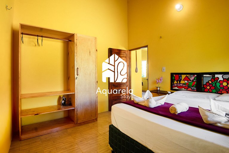 Casa Amarela em Icaraí de Amontada | by Aquarela