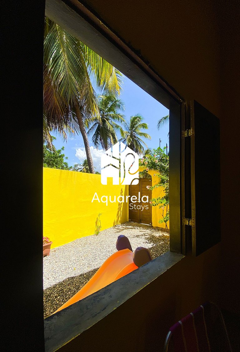 Casa Amarela em Icaraí de Amontada | by Aquarela