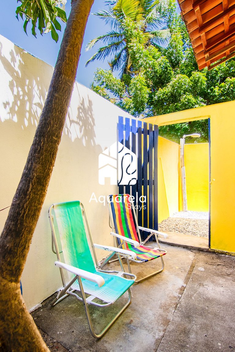 Casa Amarela em Icaraí de Amontada | by Aquarela