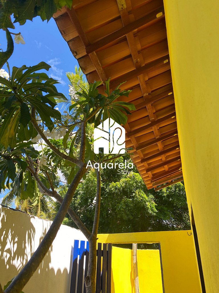 Casa Amarela em Icaraí de Amontada | by Aquarela