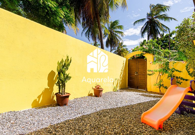 Casa Amarela em Icaraí de Amontada | by Aquarela