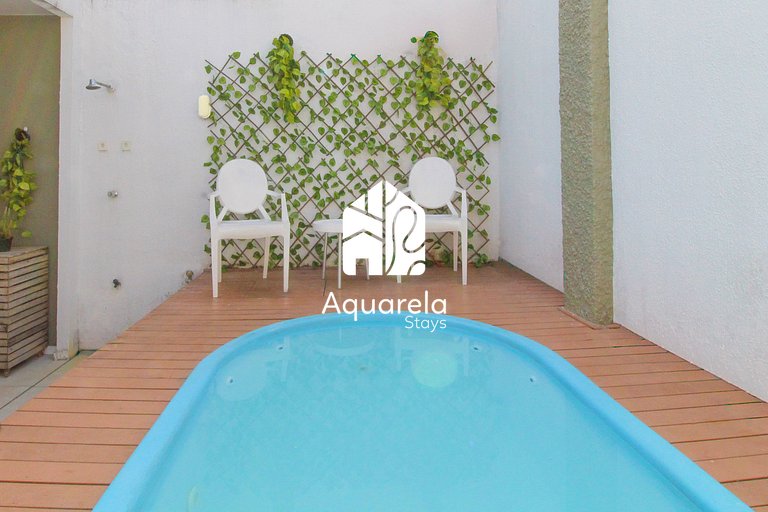 Casa Brisa do Bosque - Piscina e conforto