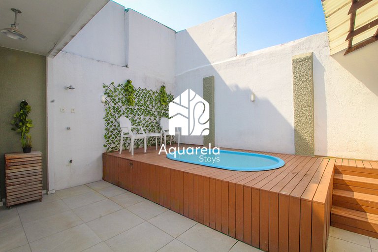 Casa Brisa do Bosque - Piscina e conforto