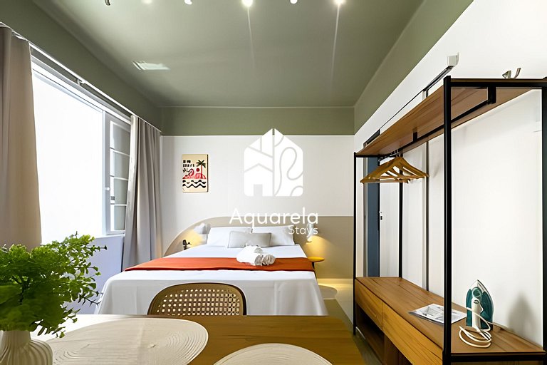 Apartamento Copaçu - 2mins. da praia e do metrô