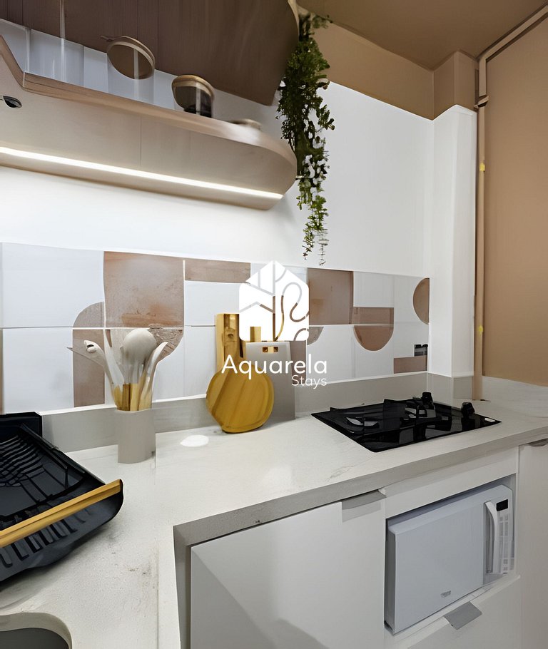 Apartamento Copaçu - 2mins. da praia e do metrô