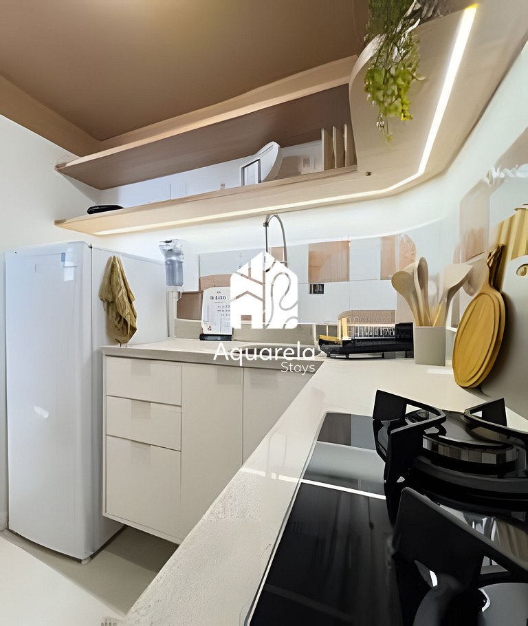 Apartamento Copaçu - 2mins. da praia e do metrô