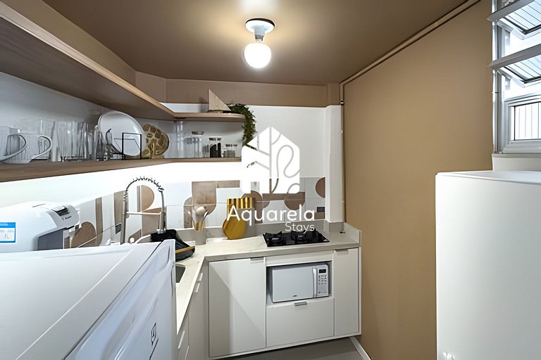 Apartamento Copaçu - 2mins. da praia e do metrô