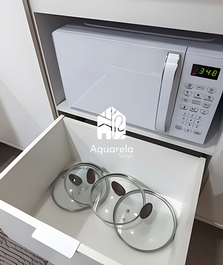 Apartamento Copaçu - 2mins. da praia e do metrô