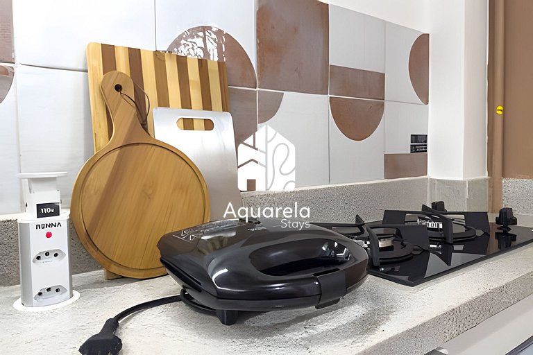 Apartamento Copaçu - 2mins. da praia e do metrô