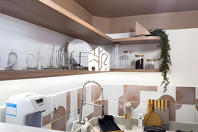 Apartamento Copaçu - 2mins. da praia e do metrô