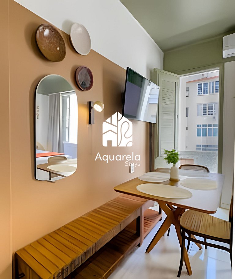 Apartamento Copaçu - 2mins. da praia e do metrô