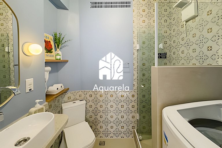 Apartamento Copaçu - 2mins. da praia e do metrô