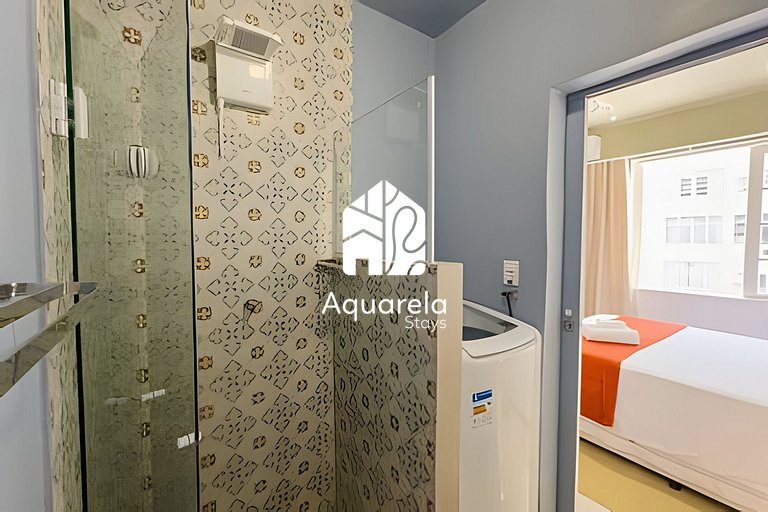 Apartamento Copaçu - 2mins. da praia e do metrô