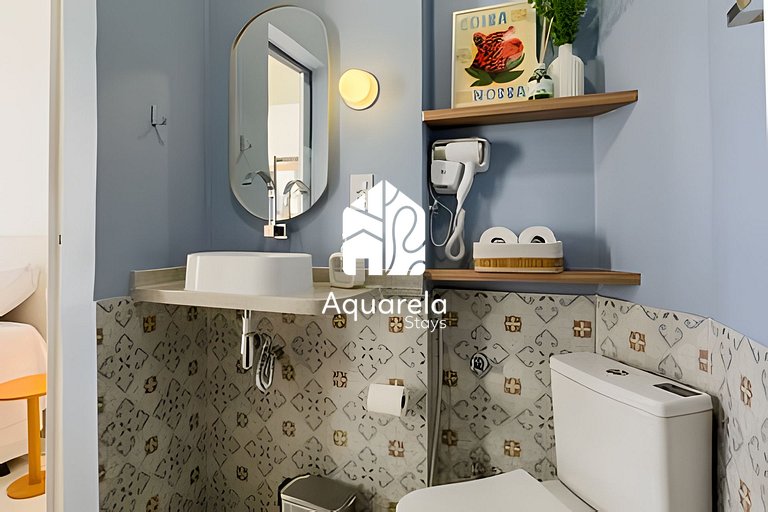 Apartamento Copaçu - 2mins. da praia e do metrô