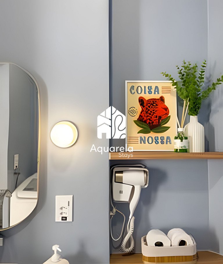 Apartamento Copaçu - 2mins. da praia e do metrô