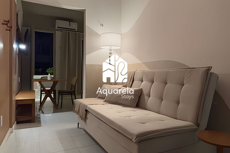 Apartamento Copaçu - 2mins. da praia e do metrô