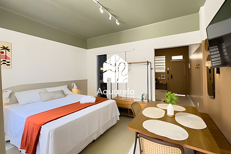 Apartamento Copaçu - 2mins. da praia e do metrô