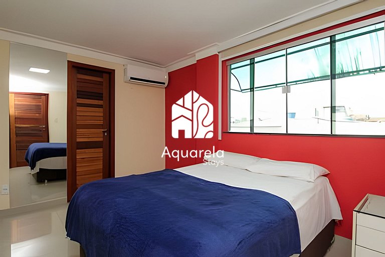 Casa moderna c/ piscina, área de lazer e coworking