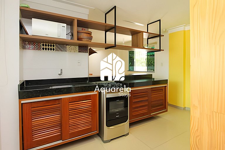 Casa moderna c/ piscina, área de lazer e coworking